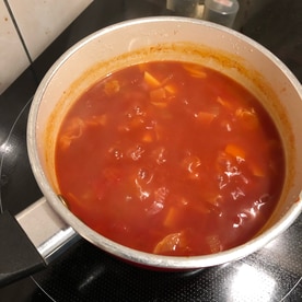 残ったトマト缶で ミネストローネ レシピ 作り方 By Aym R 楽天レシピ